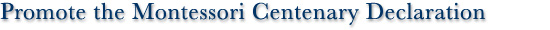 Centenary Declaration